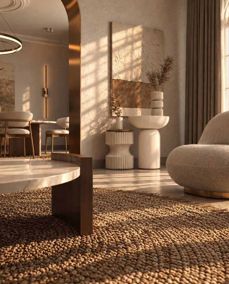 The Arched Villa — Sculptural seating