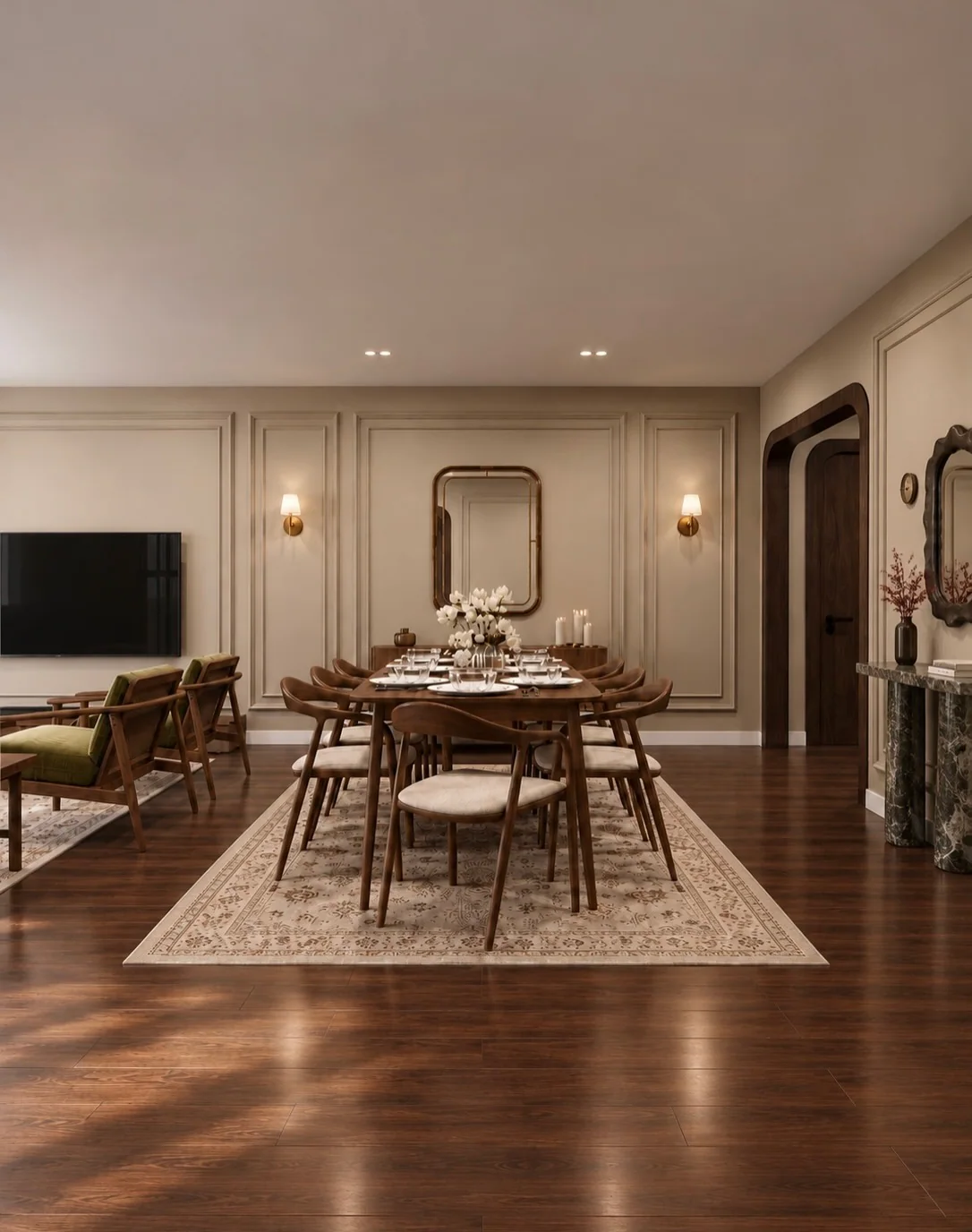 The Panelled Residence — Dining